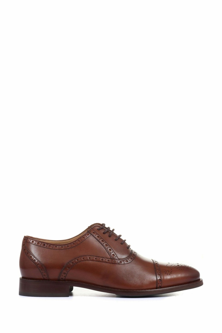 Shoes * | Jones Bootmaker Brown Maynard Men'S Leather Oxford Brogues