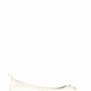 Shoes * | Jones Bootmaker Madora White Ballet Flat Shoes