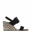 Sandals * | Jones Bootmaker Amerie Black Wedge Sandals