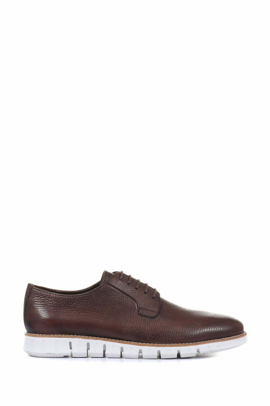 Shoes * | Jones Bootmaker Brown Limestone Casual Men'S Leather Lace-Up Shoes