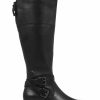 Other * | Jones Bootmaker Black Slim Fit Leather Ladies Knee High Boots