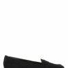 Shoes * | Jones Bootmaker Black Suede Budapest Leather Ladies Loafers