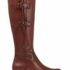 Boots * | Jones Bootmaker Brown Knee High Ladies Leather Boots