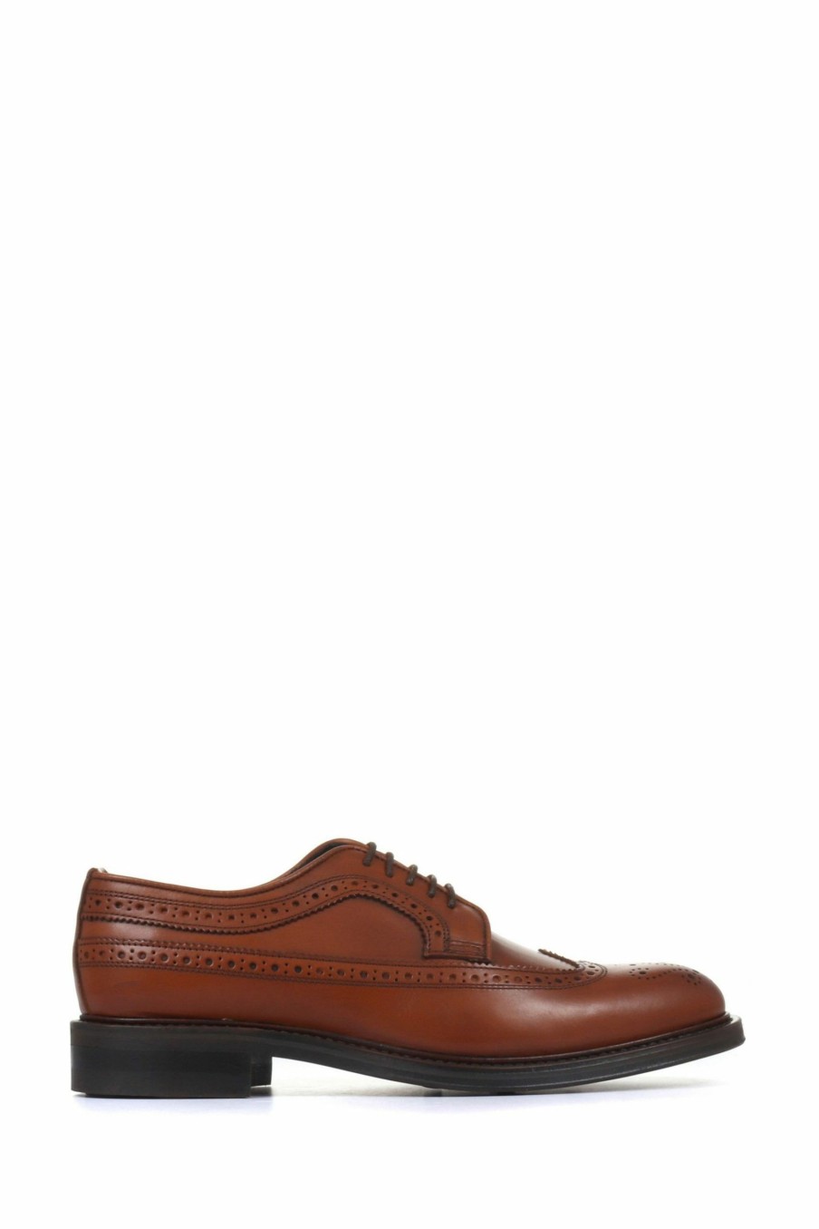 Shoes * | Jones Bootmaker Mens Tan Brown Colindale Handmade Leather Brogues