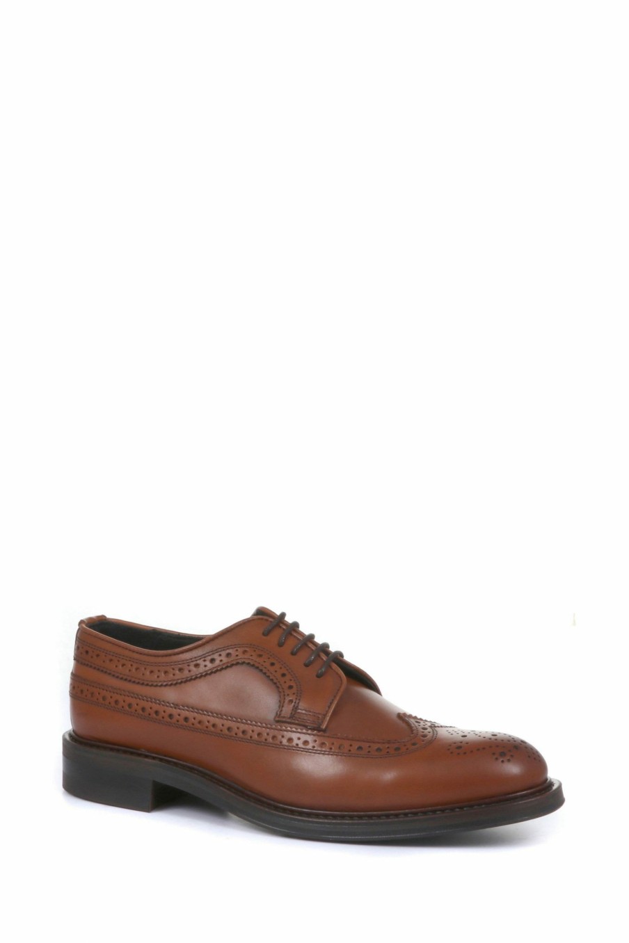 Shoes * | Jones Bootmaker Mens Tan Brown Colindale Handmade Leather Brogues