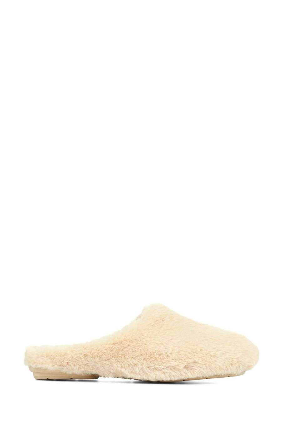 Other * | Jones Bootmaker Nude Faux-Fur Slip-On Slippers