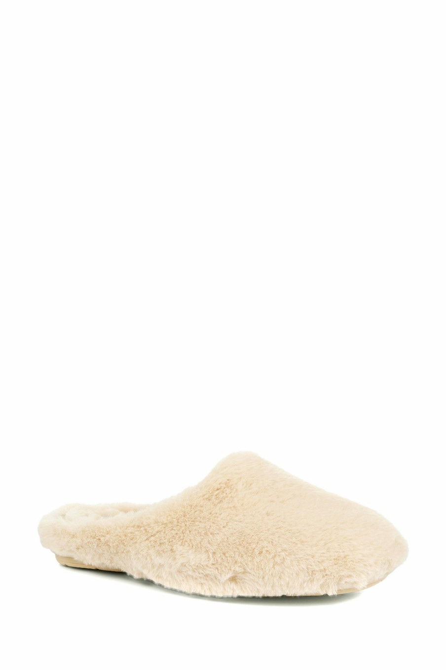 Other * | Jones Bootmaker Nude Faux-Fur Slip-On Slippers