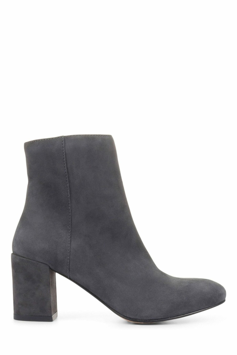 Boots * | Jones Bootmaker Womens Grey Neptune Leather Heeled Ankle Boots