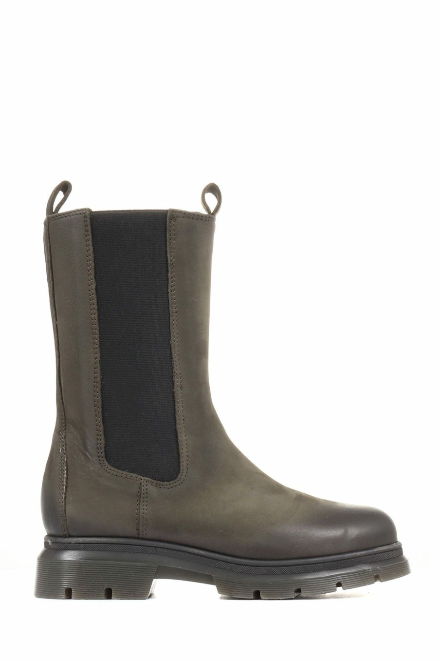 Boots * | Jones Bootmaker Green Dalida Leather Chelsea Boots