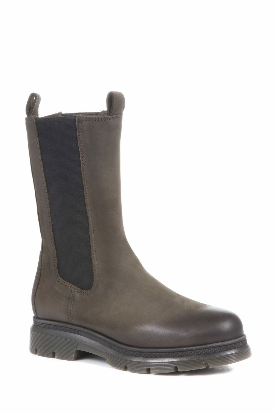 Boots * | Jones Bootmaker Green Dalida Leather Chelsea Boots