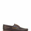 Shoes * | Jones Bootmaker Brown Pittsburgh Men'S Leather Boat Shoes