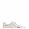 Trainers * | Jones Bootmaker Grey Aliyah Leather Trainers