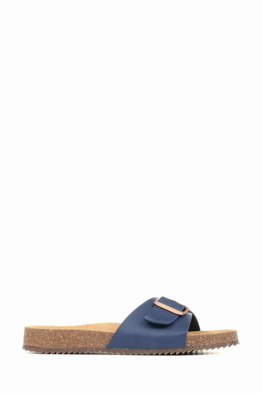 Sandals * | Jones Bootmaker Blue Trixi Vegan Mule Sandals