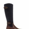 Boots * | Jones Bootmaker Blue Leather Knee High Boots