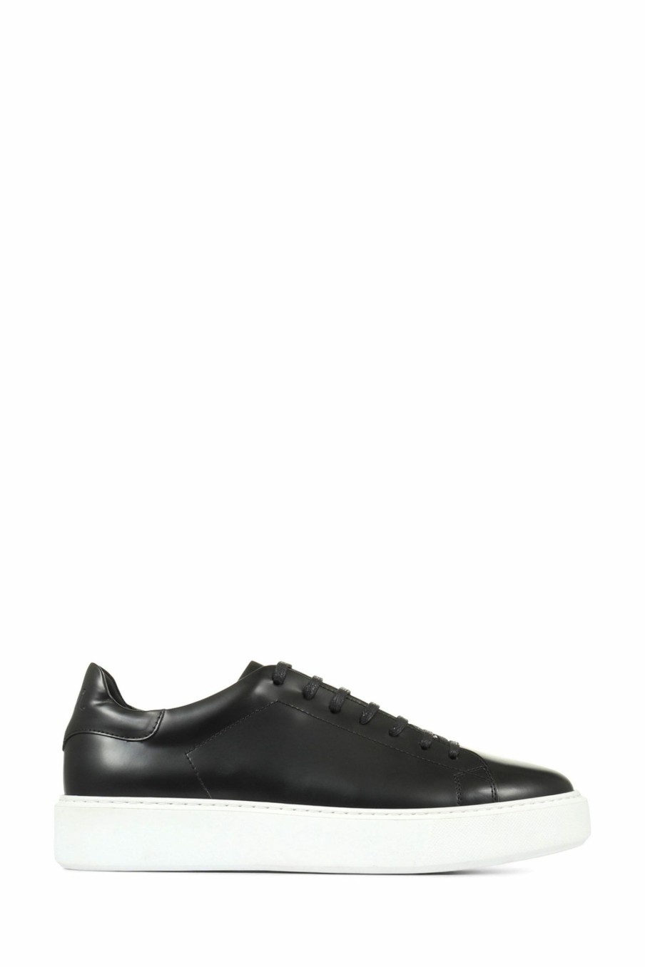 Trainers * | Jones Bootmaker Sultan Black Leather Trainers