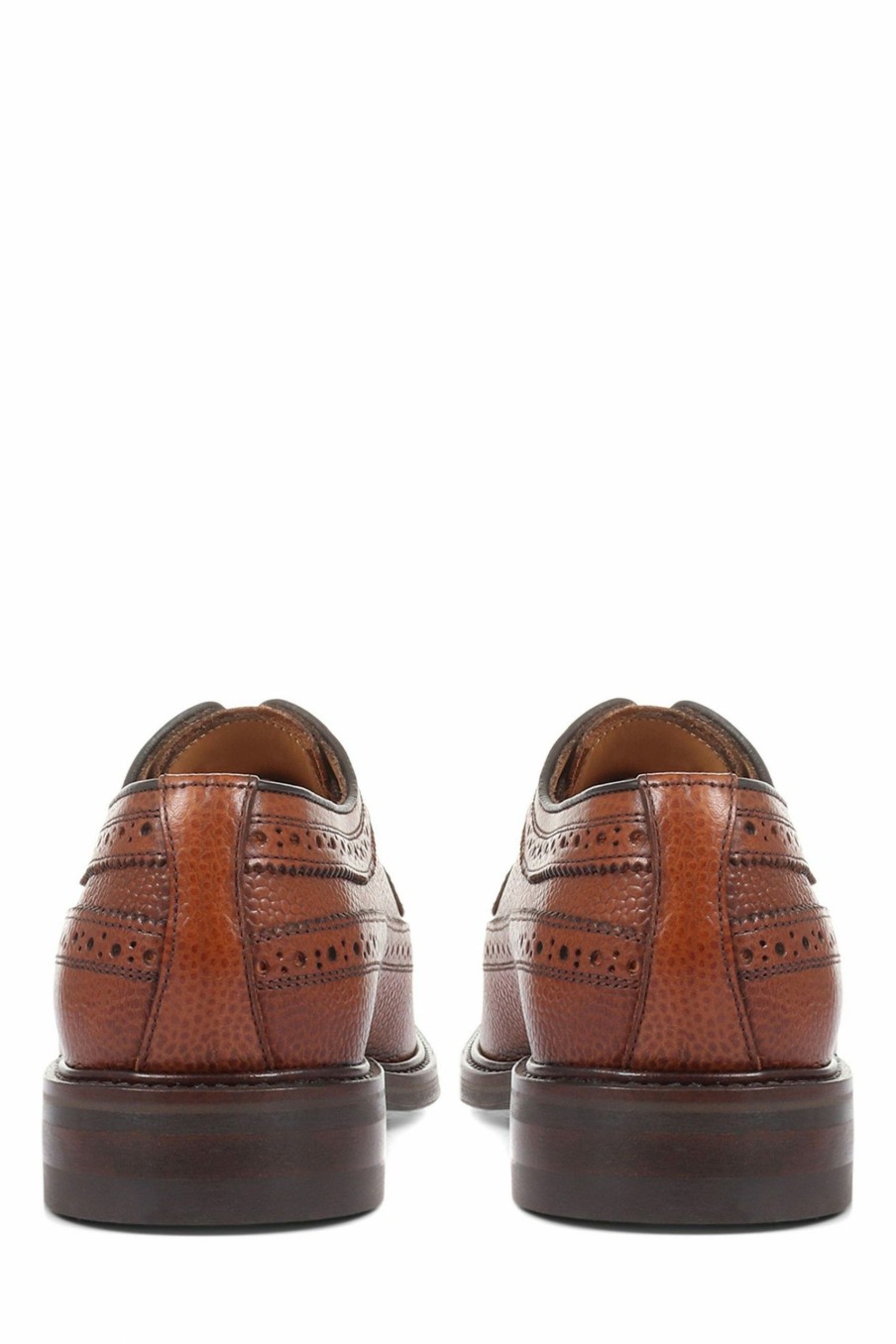 Shoes * | Jones Bootmaker Mens Brown Caledonian Leather Brogues