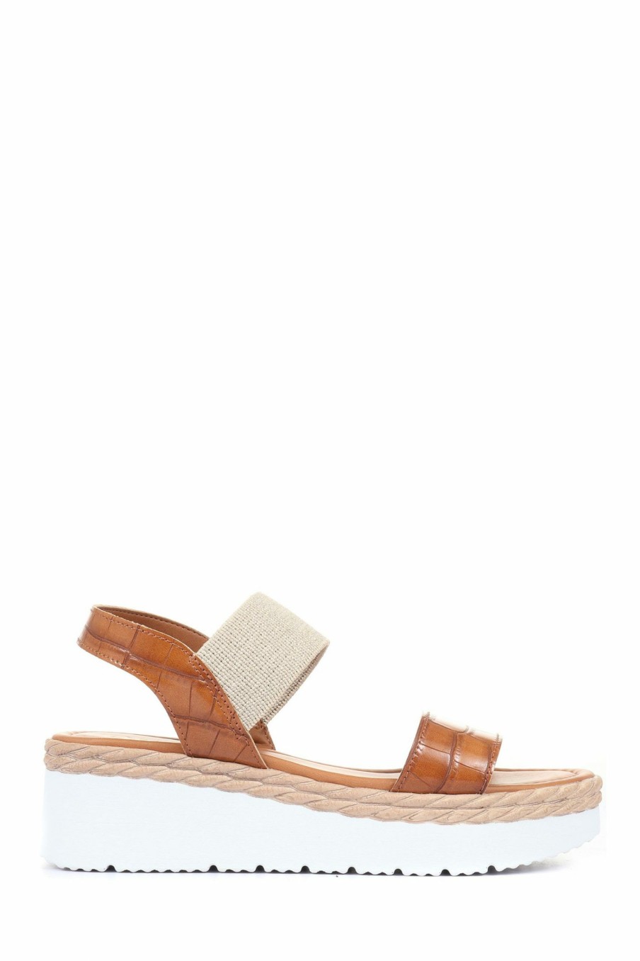 Sandals * | Jones Bootmaker Tan Brown Cory Chunky Platform Sandals