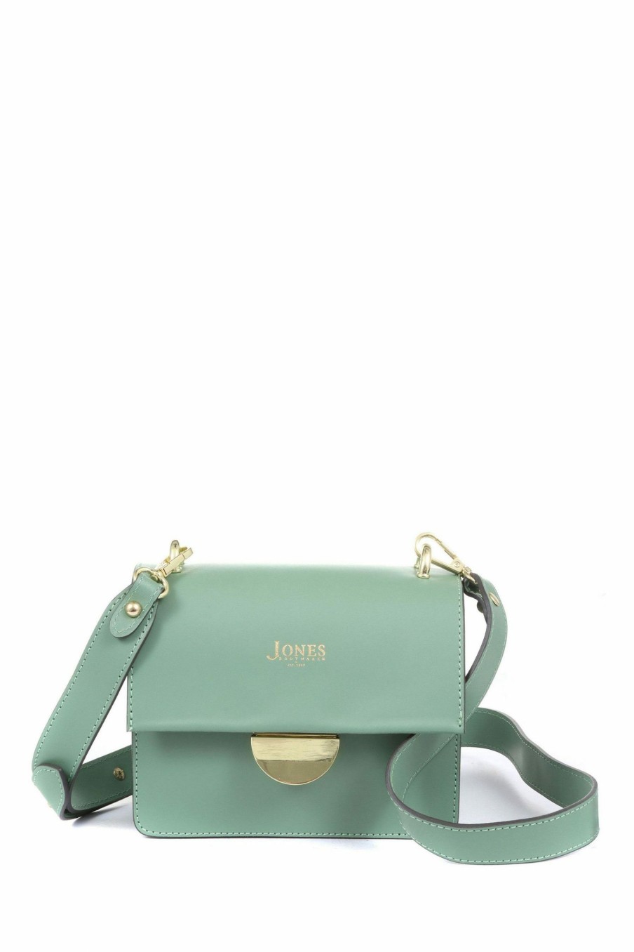 Other * | Jones Bootmaker Green Sabina Ladies Leather Cross-Body Bag