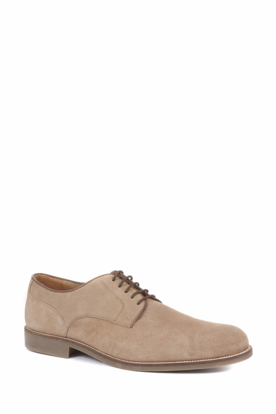 Shoes * | Jones Bootmaker Kayden Cream Leather Derby Shoes