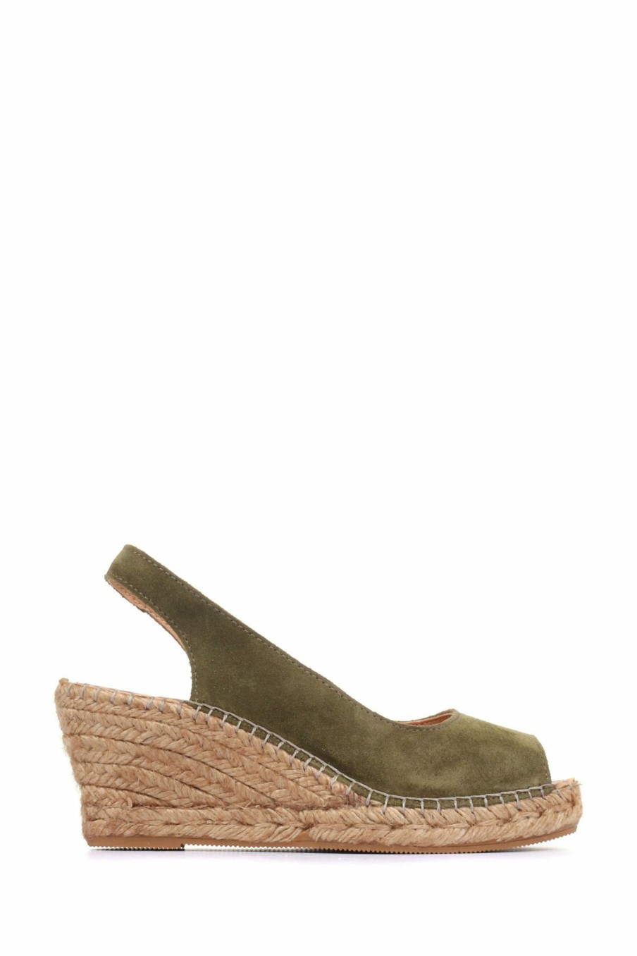 Other * | Jones Bootmaker Green Rosanna Slingback Wedges