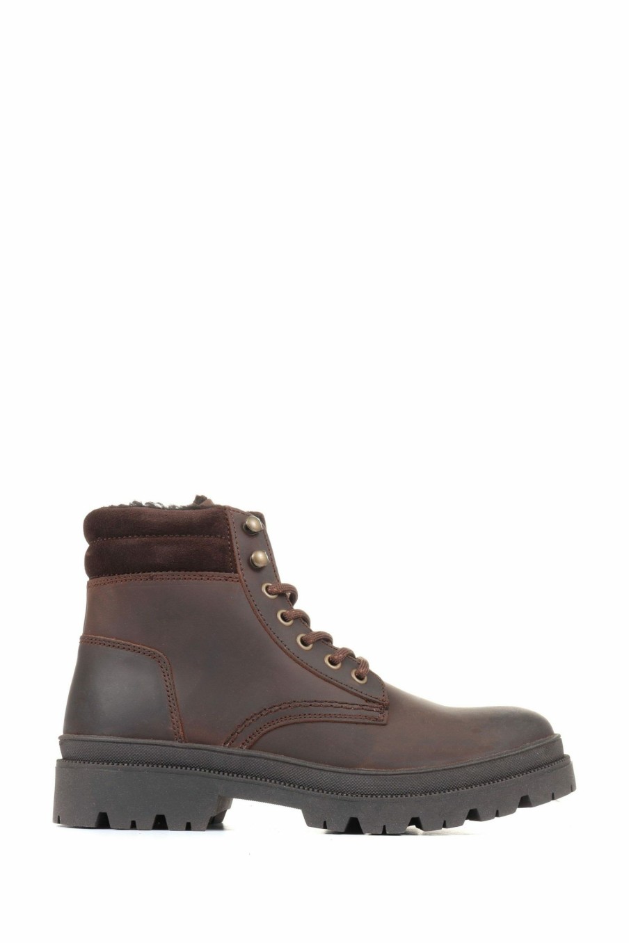 Boots * | Jones Bootmaker Brown Dougie Leather Ankle Boots