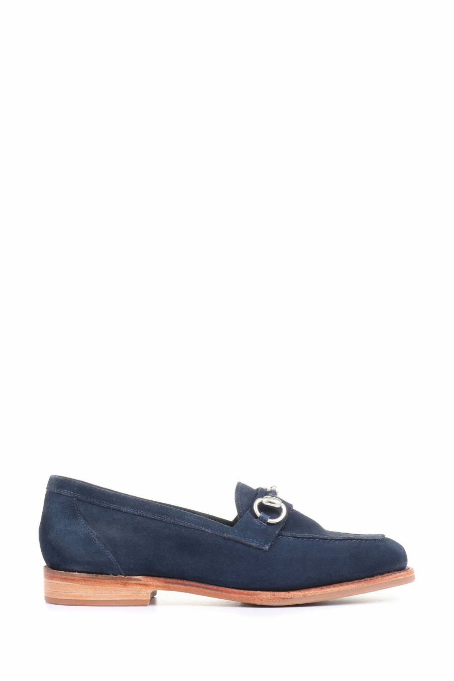 Shoes * | Jones Bootmaker Blue Hummingbird Goodyear Welted Ladies Leather Loafers