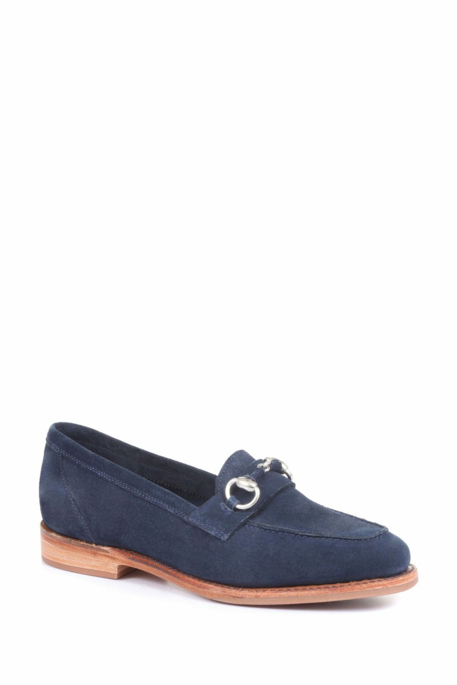 Shoes * | Jones Bootmaker Blue Hummingbird Goodyear Welted Ladies Leather Loafers