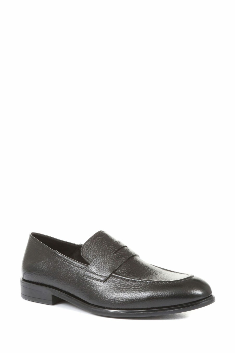 Shoes * | Jones Bootmaker Rafael Black Leather Loafers