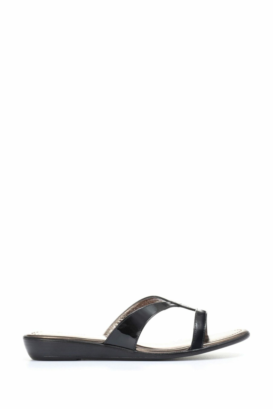 Sandals * | Jones Bootmaker Klevina Black Leather Sandals