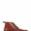 Boots * | Jones Bootmaker Tan Wing-Tip Brogue Men'S Ankle Boots