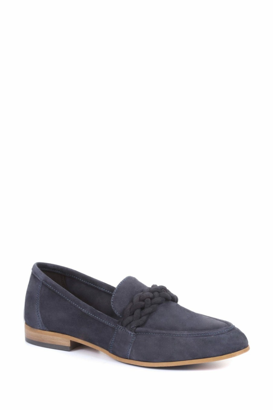 Shoes * | Jones Bootmaker Blue Sandpiper Ladies Loafers