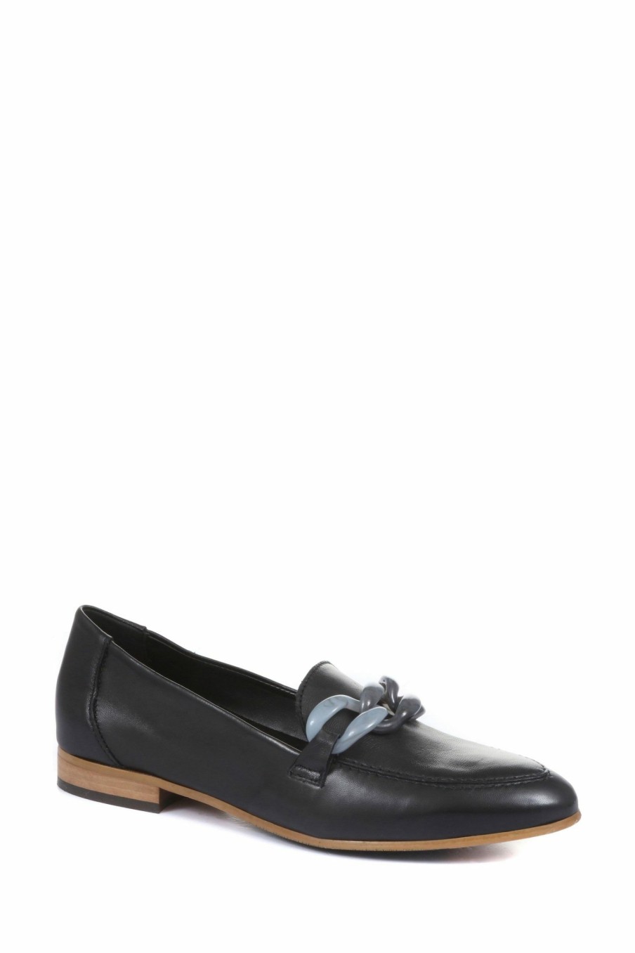 Shoes * | Jones Bootmaker Black Hawk Leather Ladies Loafers