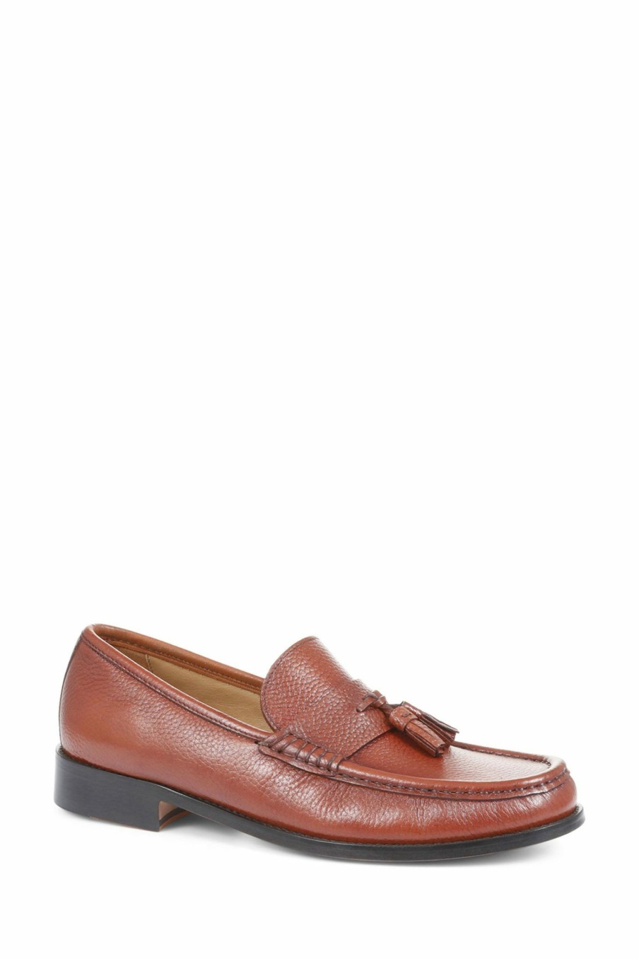 Shoes * | Jones Bootmaker Natural Roman Leather Tassel Loafers