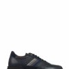 Trainers * | Jones Bootmaker Blue Shenzhen Men'S Leather Lace-Up Trainers