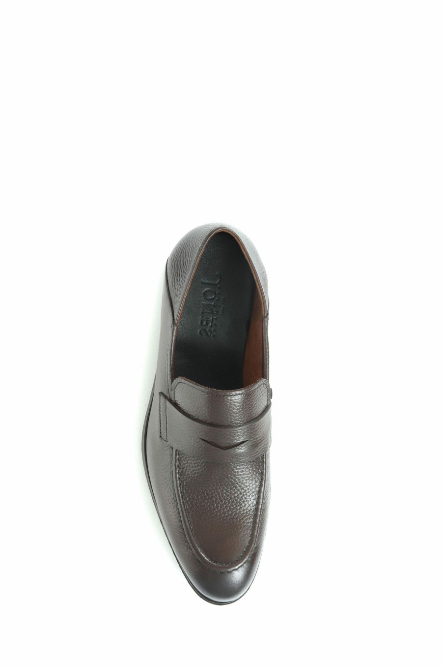 Shoes * | Jones Bootmaker Brown Rafael Leather Loafers