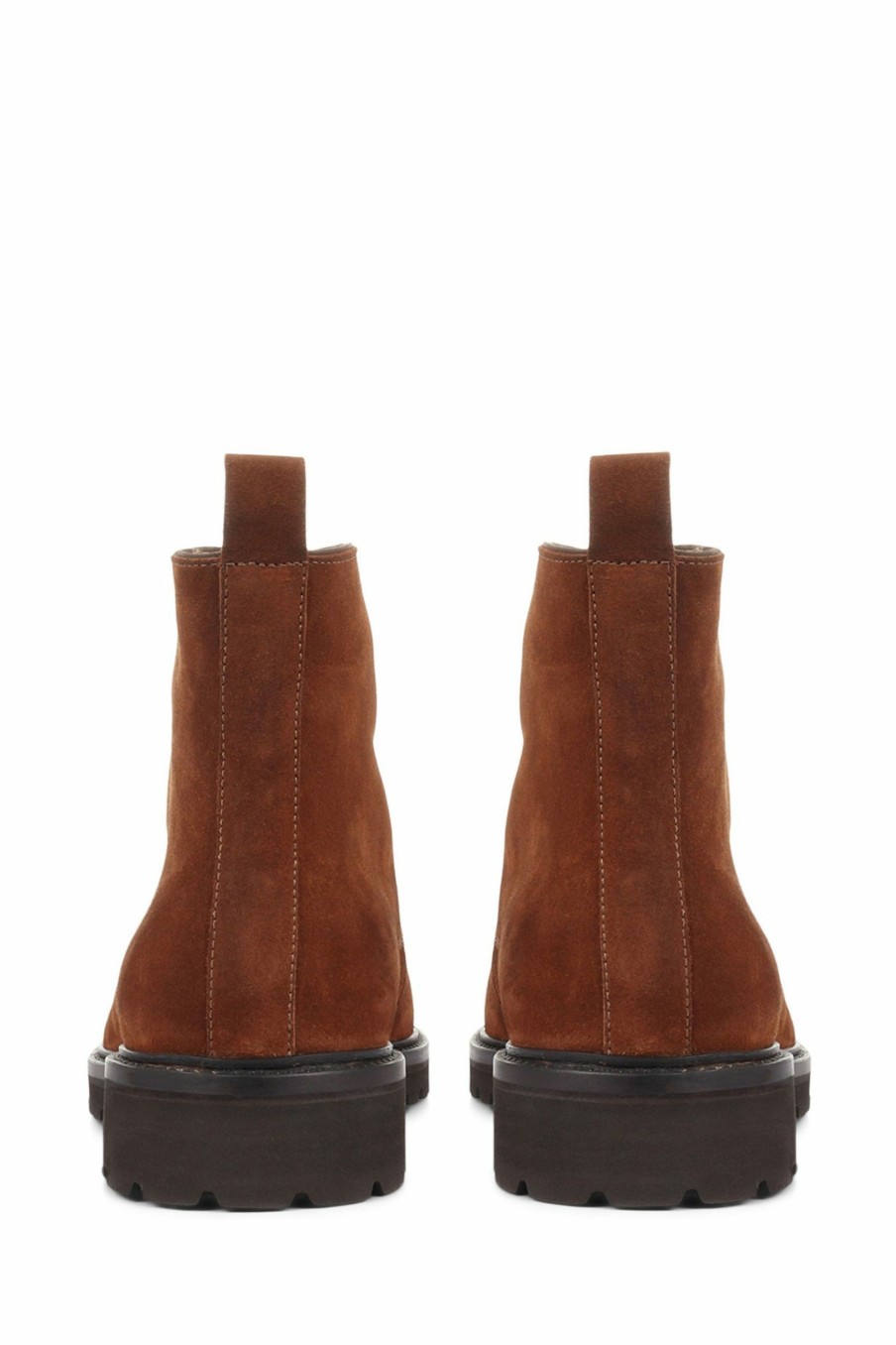 Boots * | Jones Bootmaker Brown Elvio Leather Ankle Boots