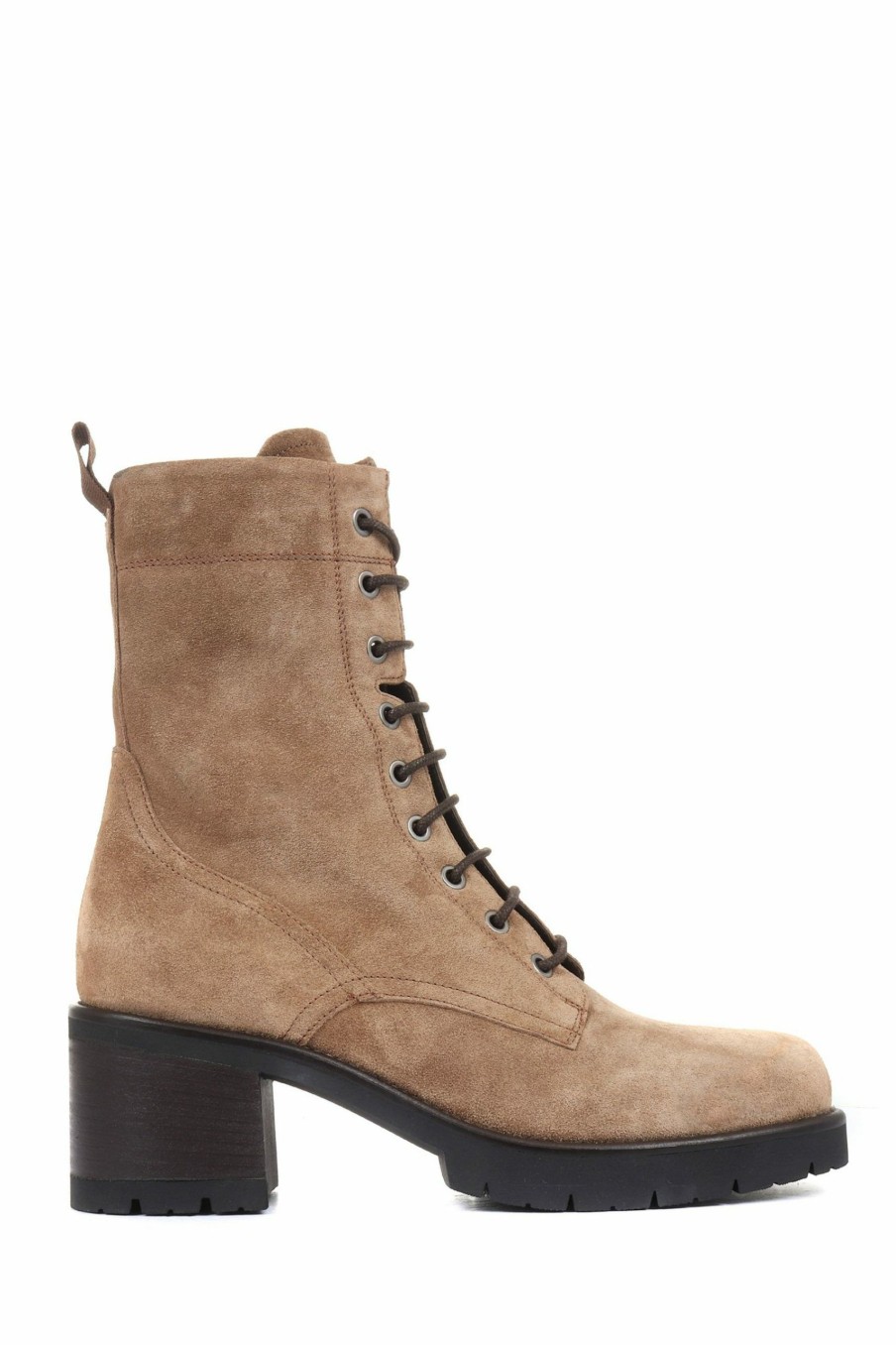 Boots * | Jones Bootmaker Nude Donella Lace Up Boots