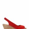 Other * | Jones Bootmaker Red Rosanna Slingback Wedges