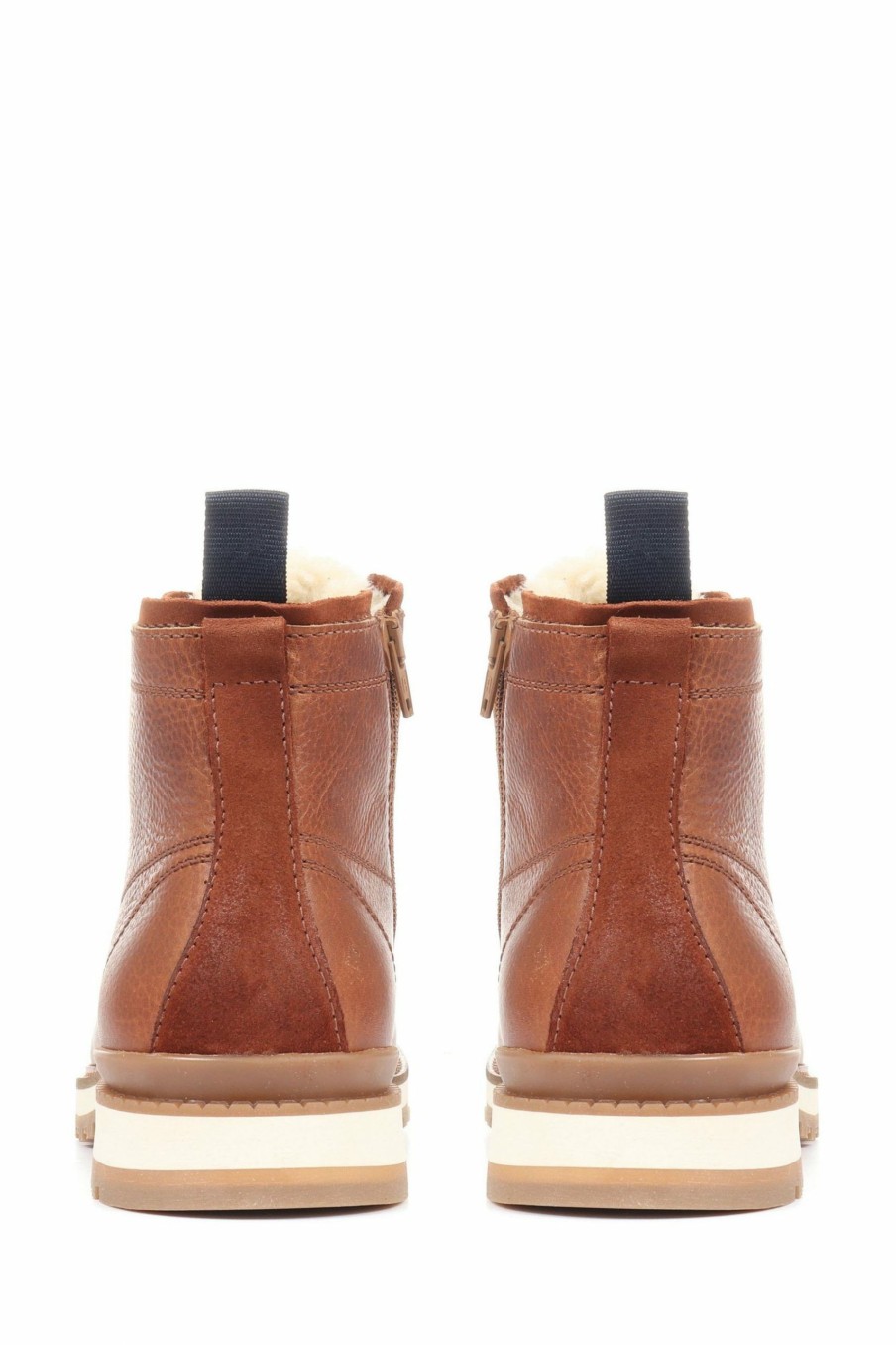 Boots * | Jones Bootmaker Natural Ealing Leather Ankle Boots