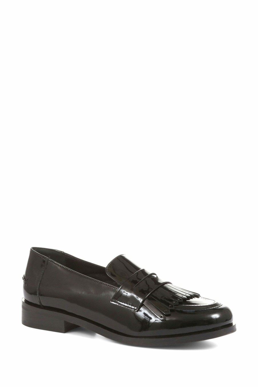 Shoes * | Jones Bootmaker Lotta Chunky Black Leather Loafers