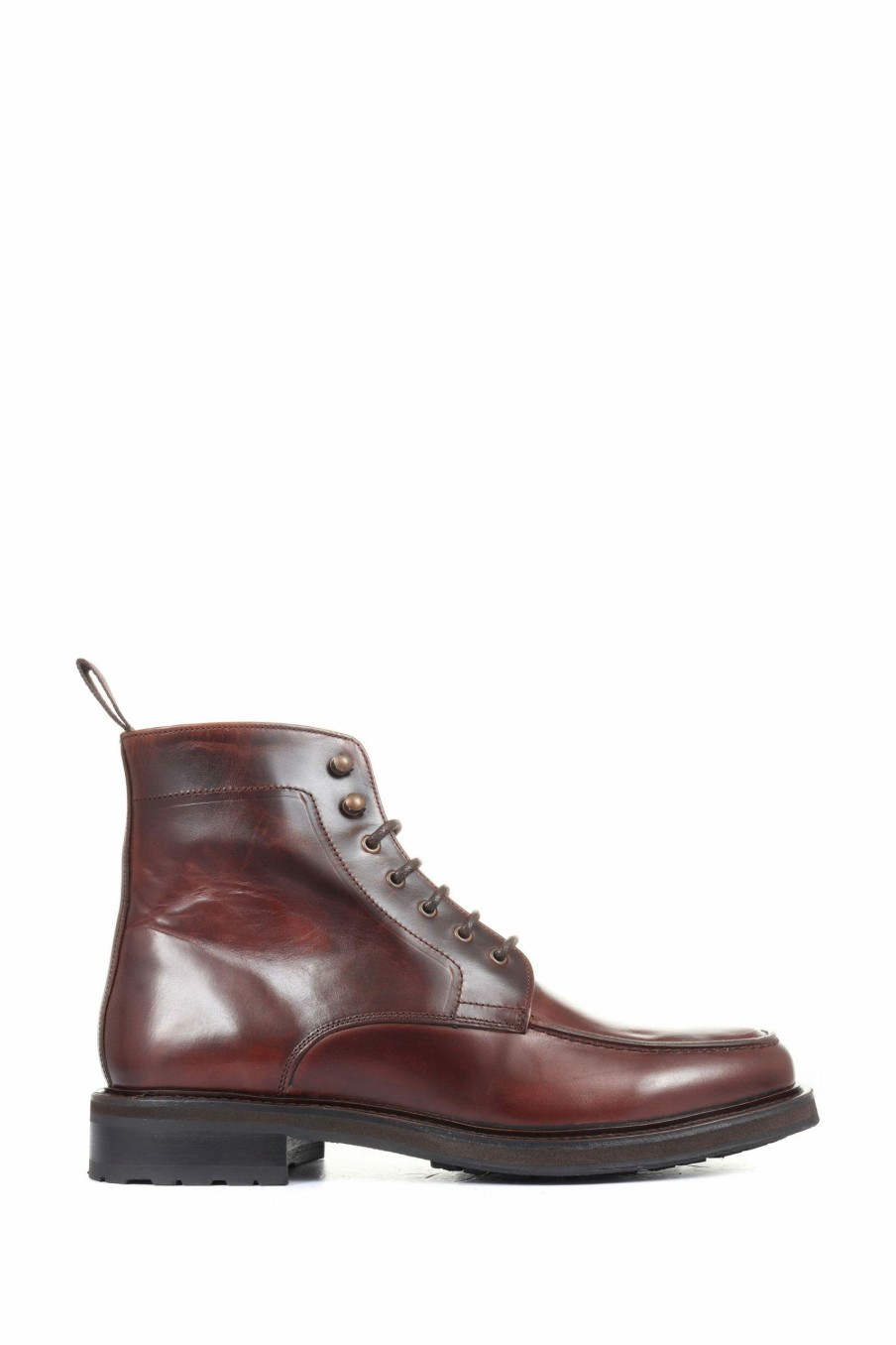 Boots * | Jones Bootmaker Brown Clapham Leather Suede Ankle Boots