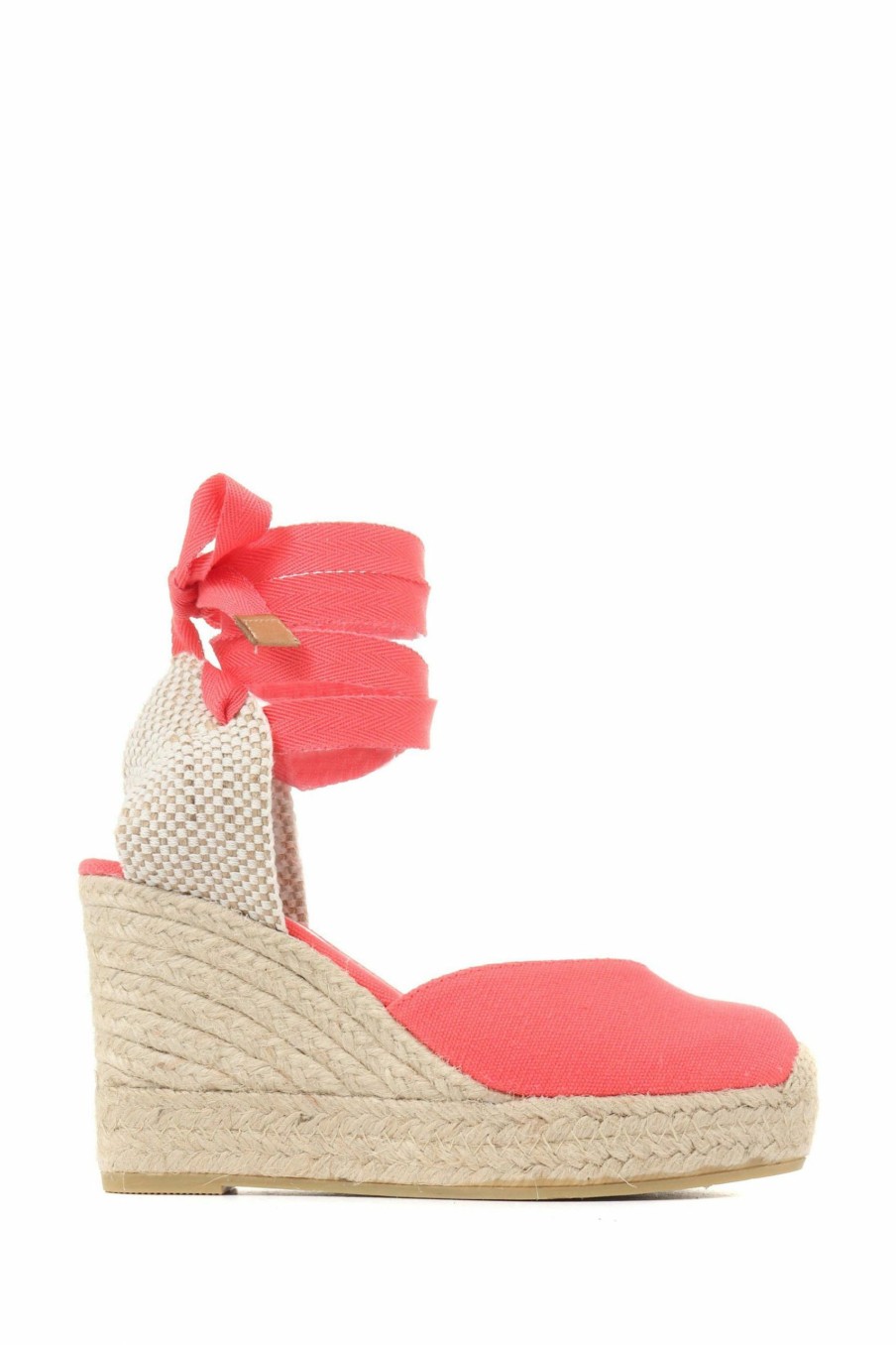 Sandals * | Jones Bootmaker Orange Alyssa Wedge Espadrille Sandals