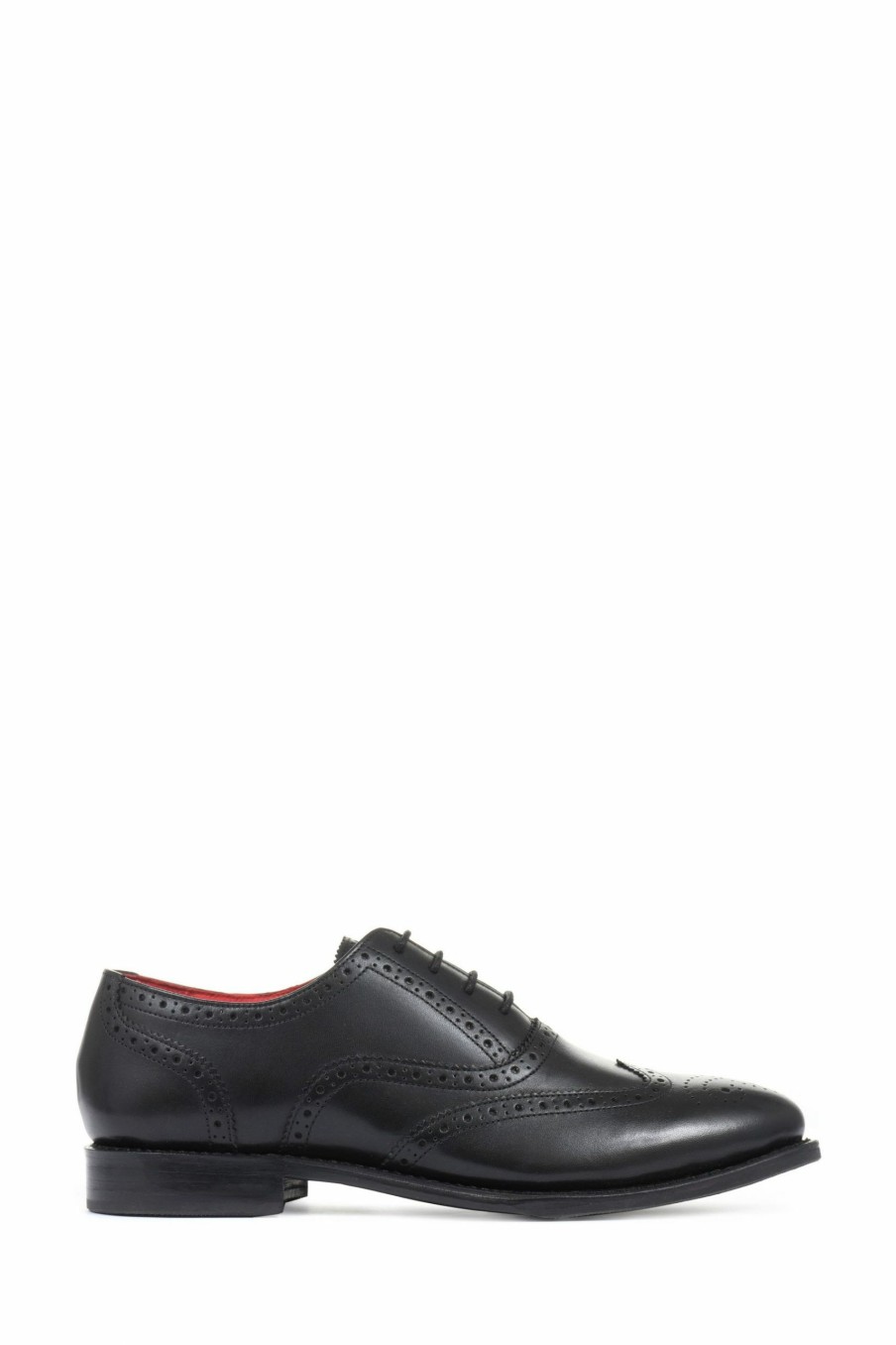 Other * | Jones Bootmaker Black Vivienne Goodyear Welted Ladies Brogues