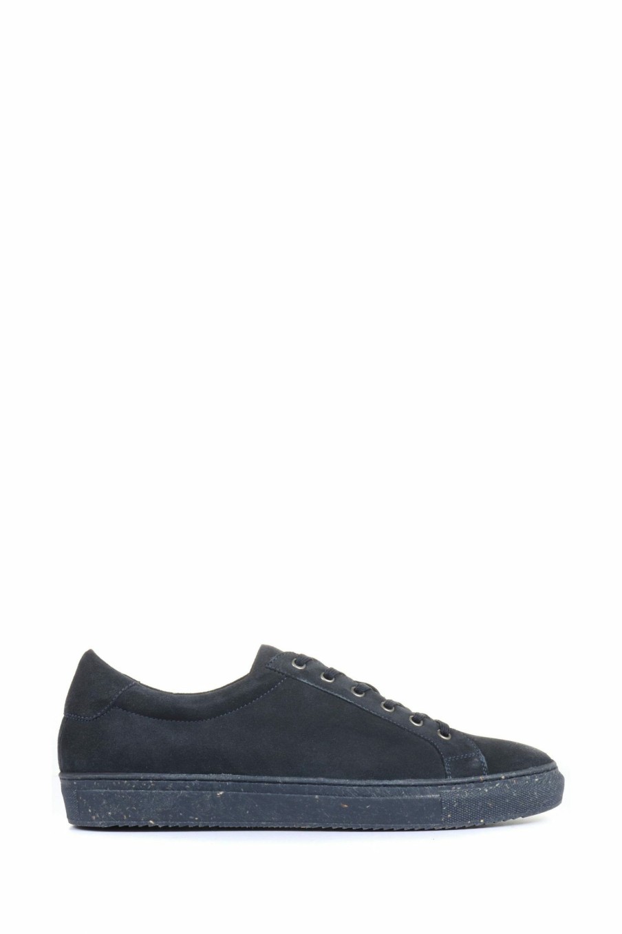 Trainers * | Jones Bootmaker Blue Sacramento Men'S Leather Trainers With Recycled Rubber Sole