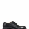 Shoes * | Jones Bootmaker Black Mile End Goodyear Welted Polished Men'S Leather Brogues