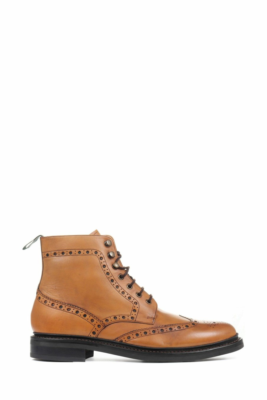 Boots * | Jones Bootmaker Tan Brown Kristian Goodyear Welted Full Brogue Boots