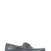 Shoes * | Jones Bootmaker Blue Pocklington Leather Boat Shoes