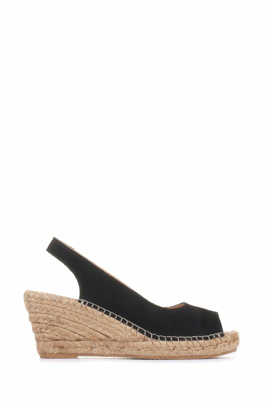 Other * | Jones Bootmaker Black Rosanna Slingback Wedges