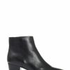 Boots * | Jones Bootmaker Black Heeled Leather Ankle Boots