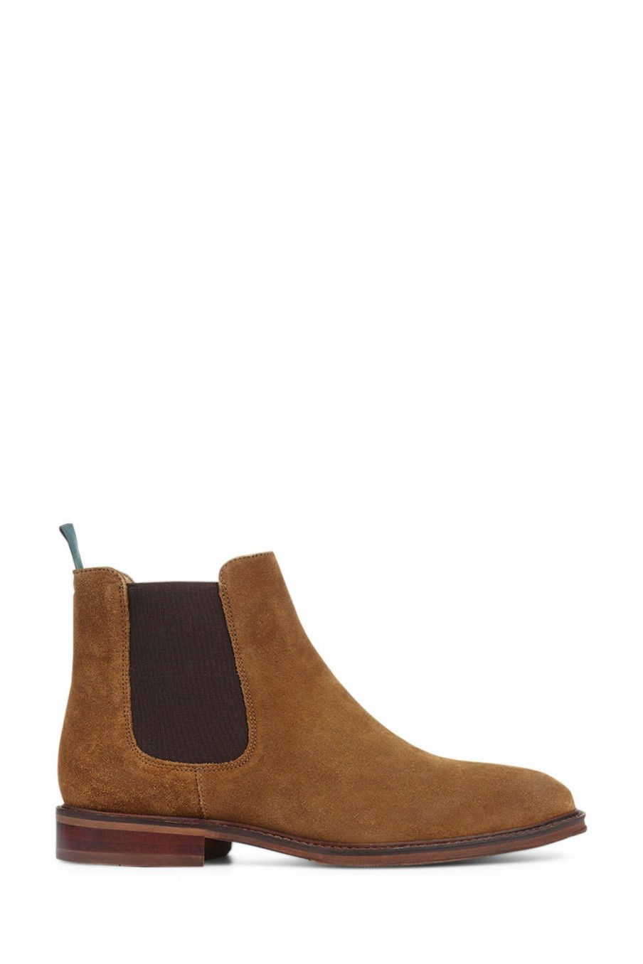 Boots * | Jones Bootmaker Tan Deakin Leather Mens Chelsea Boots